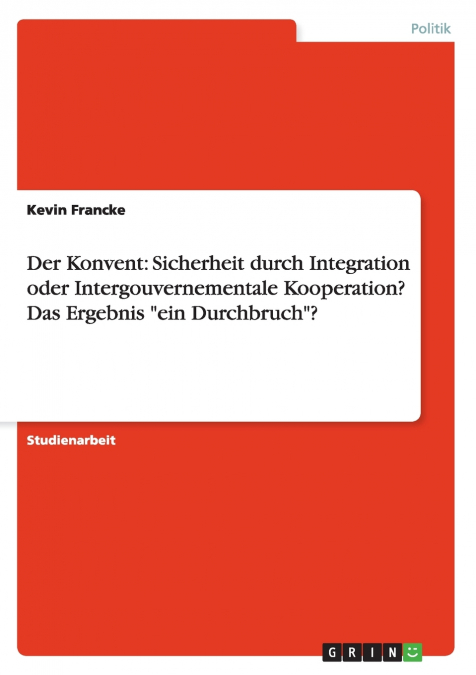 Der Konvent