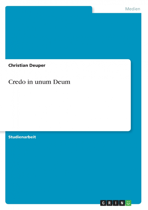 Credo in unum Deum