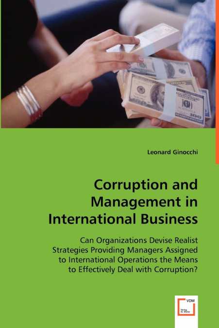 Corruption and Management in International Business