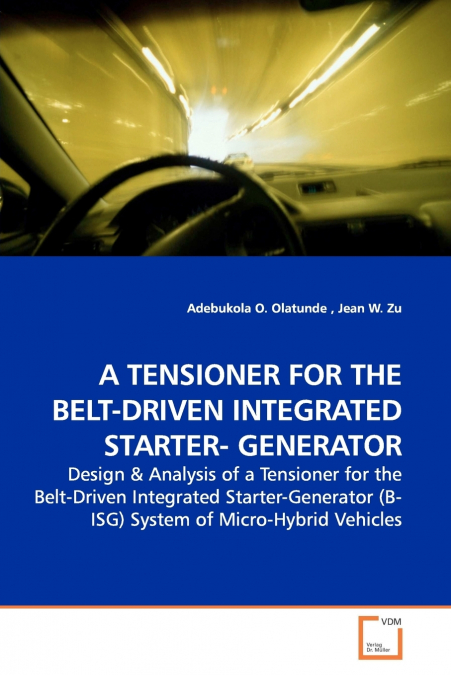 A TENSIONER FOR THE BELT-DRIVEN INTEGRATED STARTER- GENERATOR