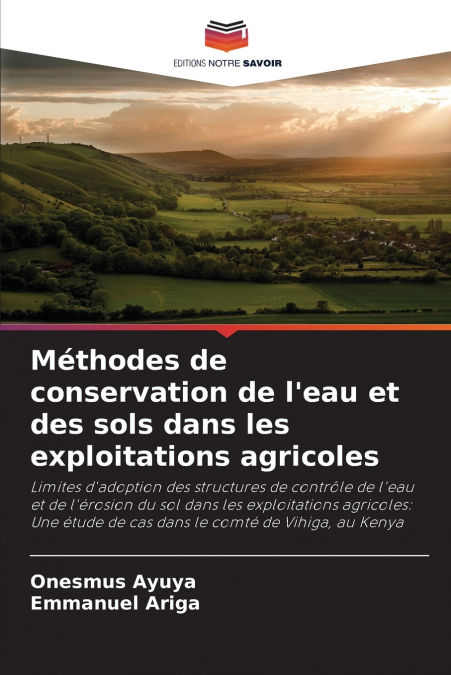 Méthodes de conservation de l’eau et des sols dans les exploitations agricoles