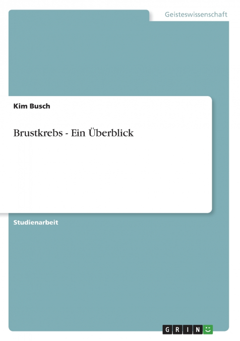 Brustkrebs - Ein Überblick