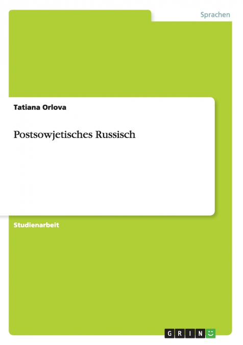 Postsowjetisches Russisch
