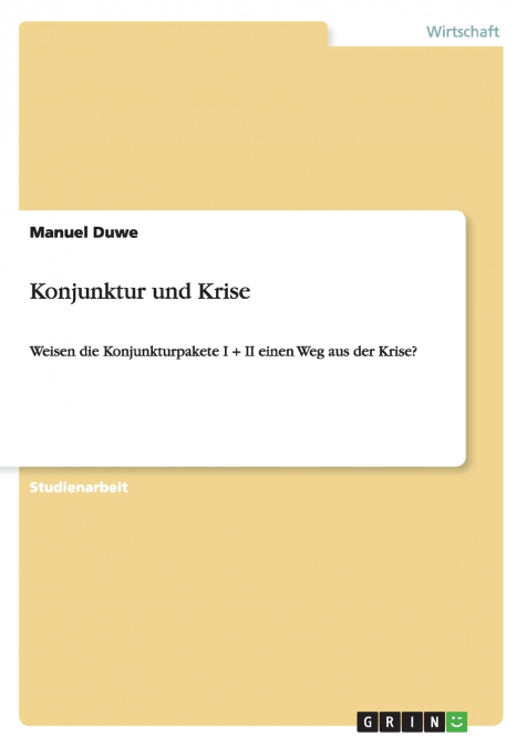 Konjunktur und Krise