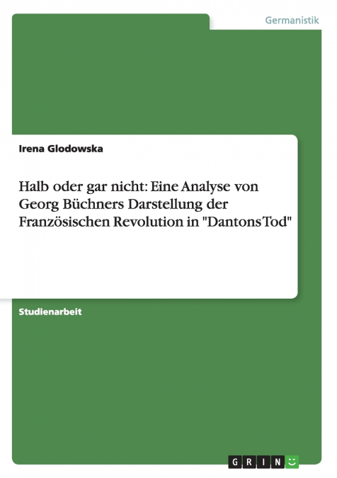 Halb oder gar nicht