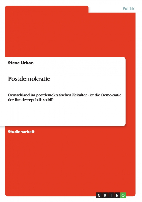 Postdemokratie