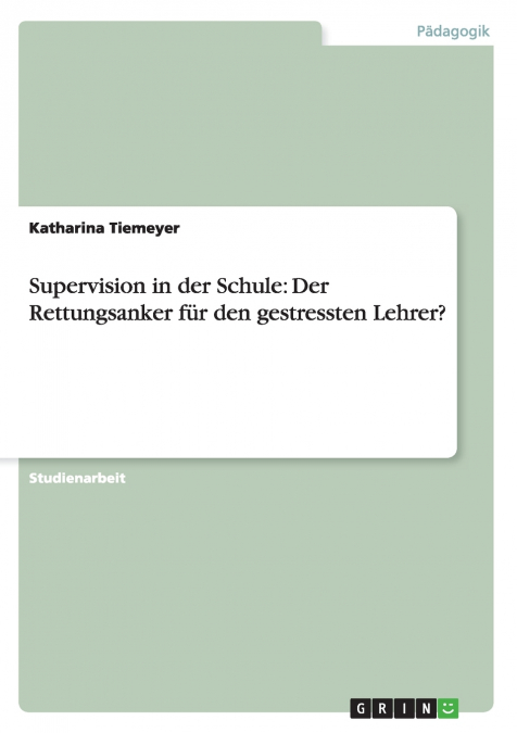 Supervision in der Schule
