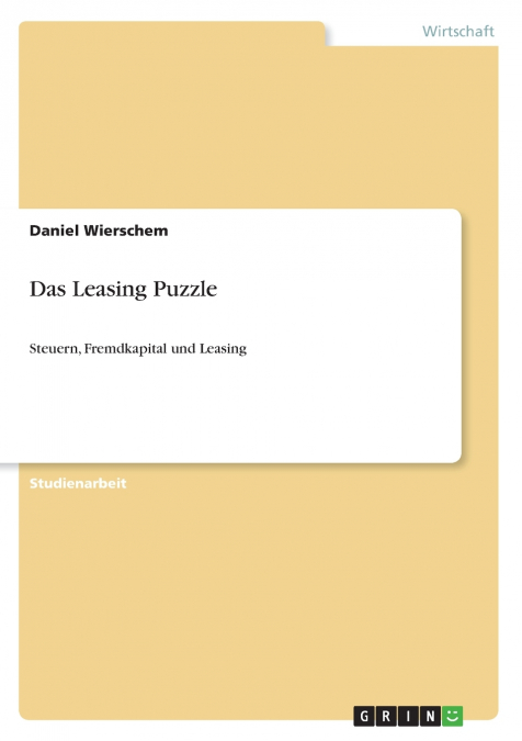 Das Leasing Puzzle