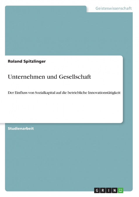 Unternehmen und Gesellschaft