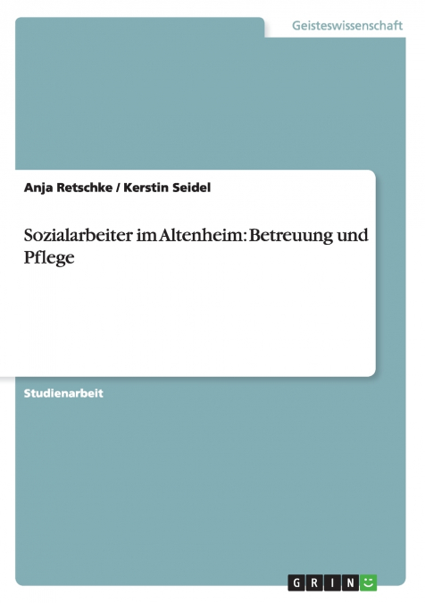 Sozialarbeiter im Altenheim