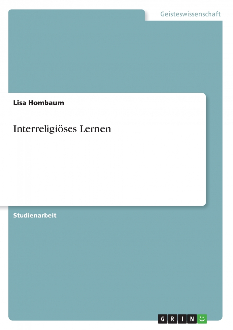 Interreligiöses Lernen