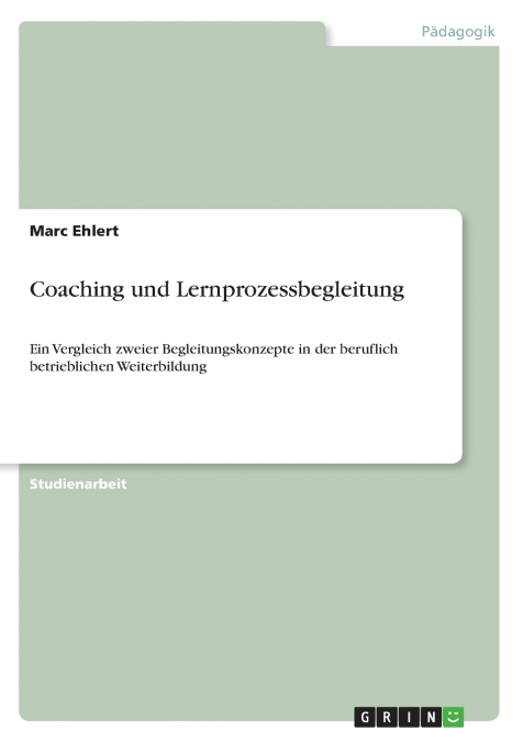 Coaching und Lernprozessbegleitung