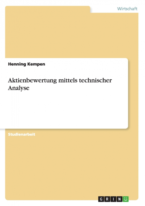 Aktienbewertung mittels technischer Analyse