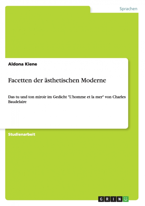 Facetten der ästhetischen Moderne