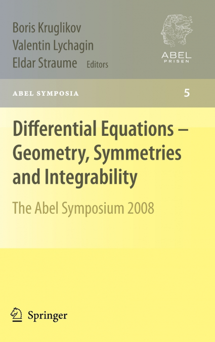 Differential Equations - Geometry, Symmetries and Integrability