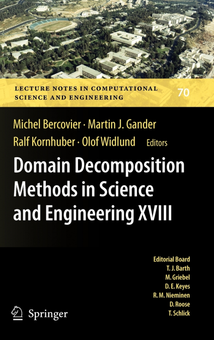 Domain Decomposition Methods in Science and Engineering XVIII
