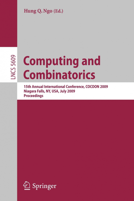 Computing and Combinatorics