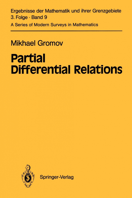 Partial Differential Relations