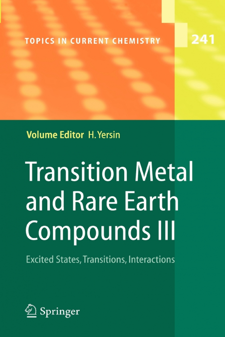 Transition Metal and Rare Earth Compounds III