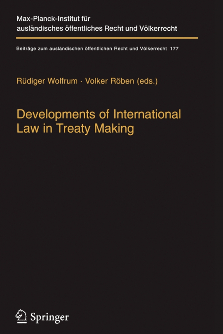 Developments of International Law in Treaty Making