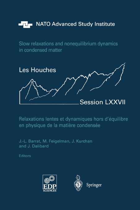 Slow Relaxations and Nonequilibrium Dynamics in Condensed Matter