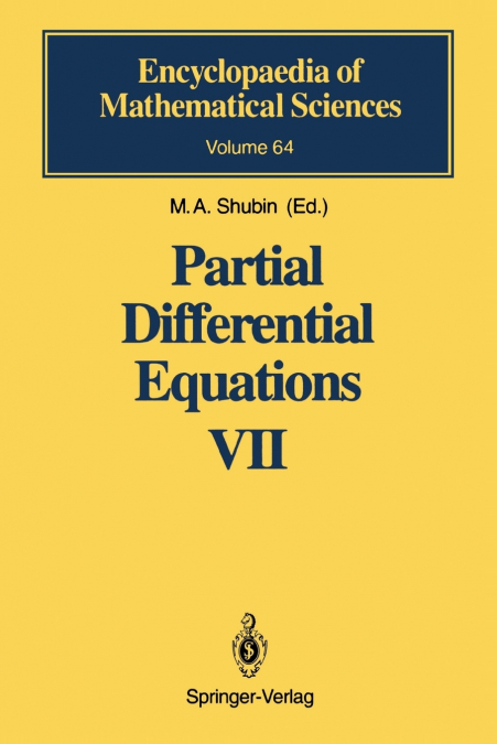 Partial Differential Equations VII