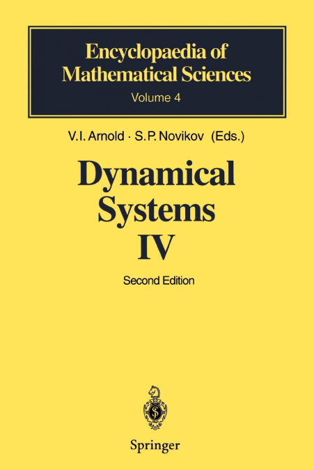 Dynamical Systems IV
