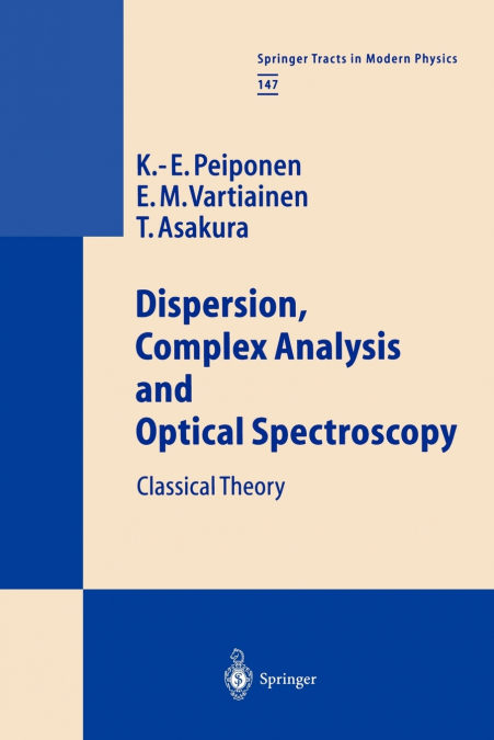 Dispersion, Complex Analysis and Optical Spectroscopy