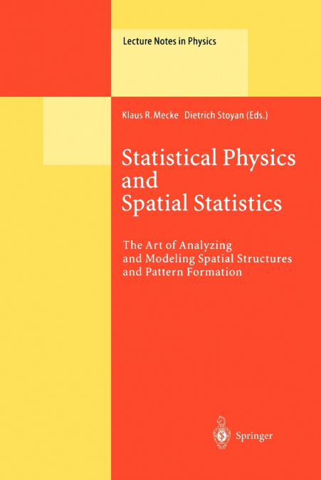 Statistical Physics and Spatial Statistics