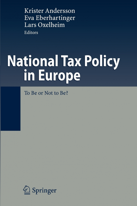 National Tax Policy in Europe
