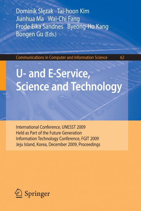 U- And E-Service, Science and Technology