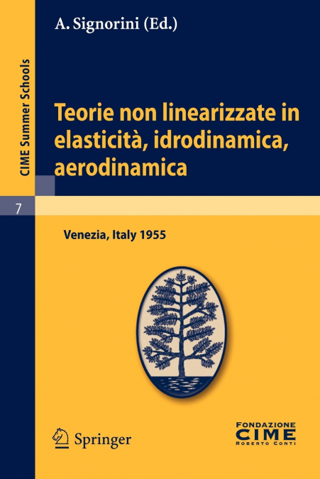 Teorie non linearizzate in elasticità, idrodinamica e aerodinamica