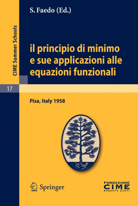 Il Principio Di Minimo E Sue Applicazioni Alle Equazioni Funzionali