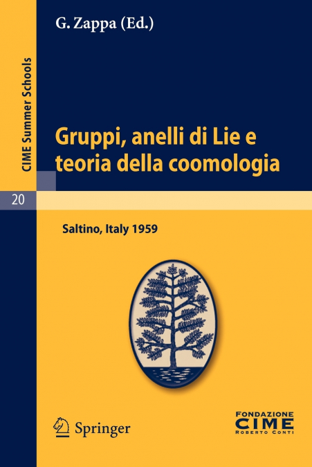 Gruppi, anelli di Lie e teoria della coomologia