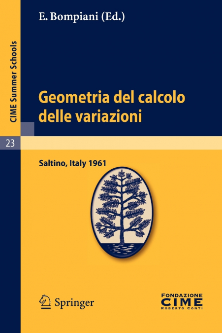Geometria del Calcolo Delle Variazioni