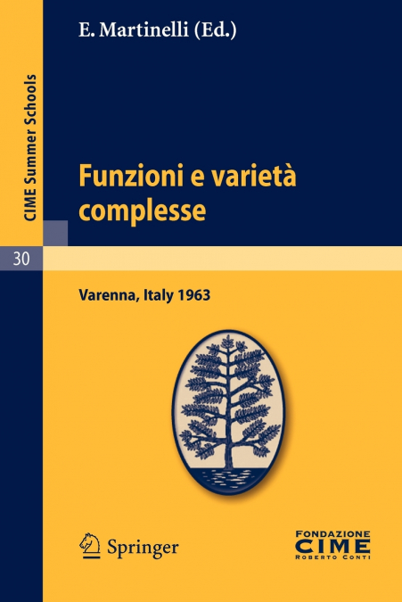 Funzioni e varietà complesse