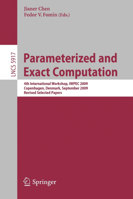 Parameterized and Exact Computation