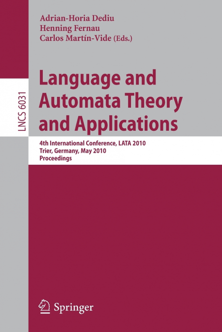 Language and Automata Theory and Applications