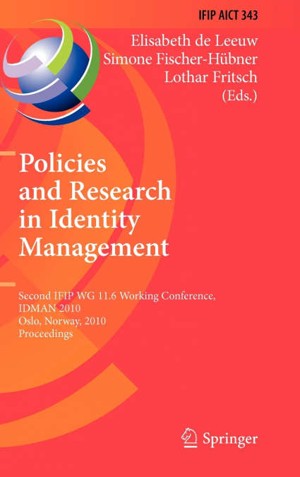 Policies and Research in Identity Management