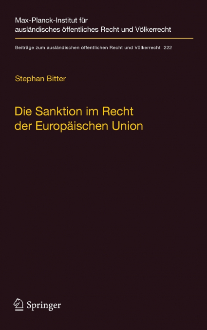 Die Sanktion im Recht der Europäischen Union