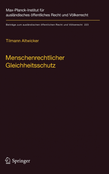 Menschenrechtlicher Gleichheitsschutz