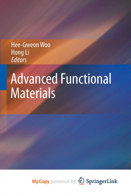 Advanced Functional Materials