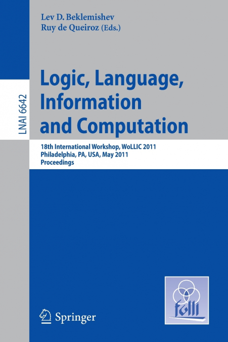 Logic, Language, Information, and Computation