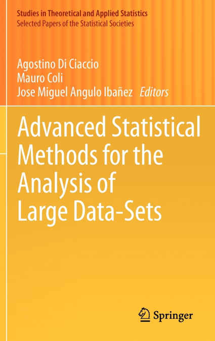 Advanced Statistical Methods for the Analysis of Large Data-Sets