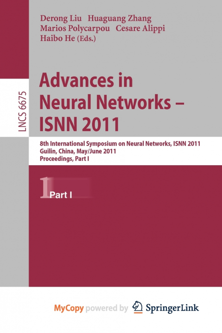 Advances in Neural Networks -- ISNN 2011
