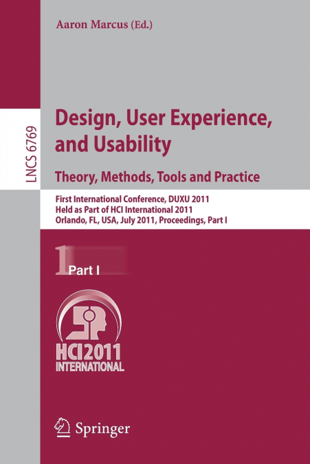 Design, User Experience, and Usability. Theory, Methods, Tools and Practice