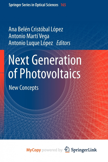 Next Generation of Photovoltaics