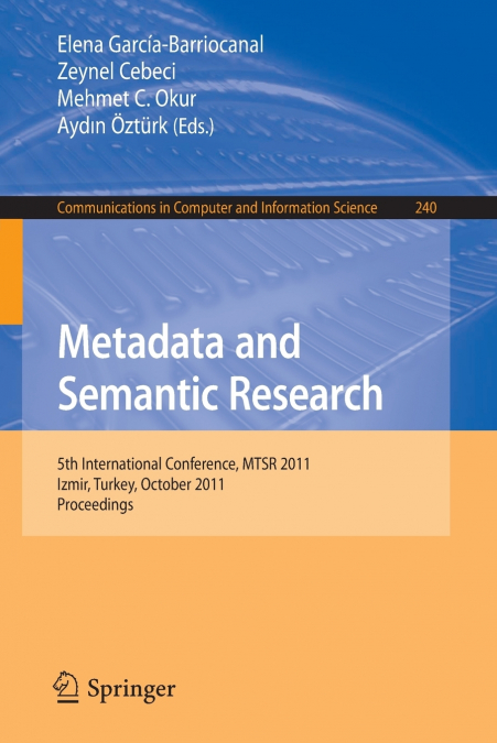 Metadata and Semantic Research