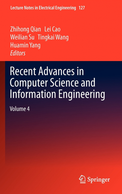 Recent Advances in Computer Science and Information Engineering