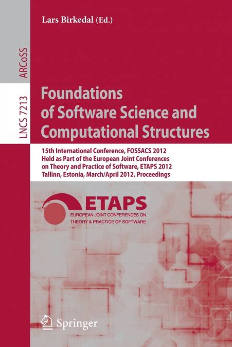 Foundations of Software Science and Computational Structures